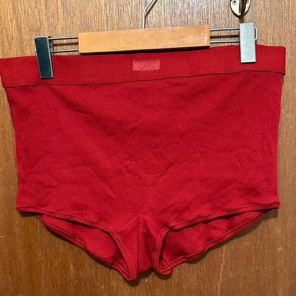 NWT Skims Cotton Ribbed Boyshort Underwear - Picture 2 of 8